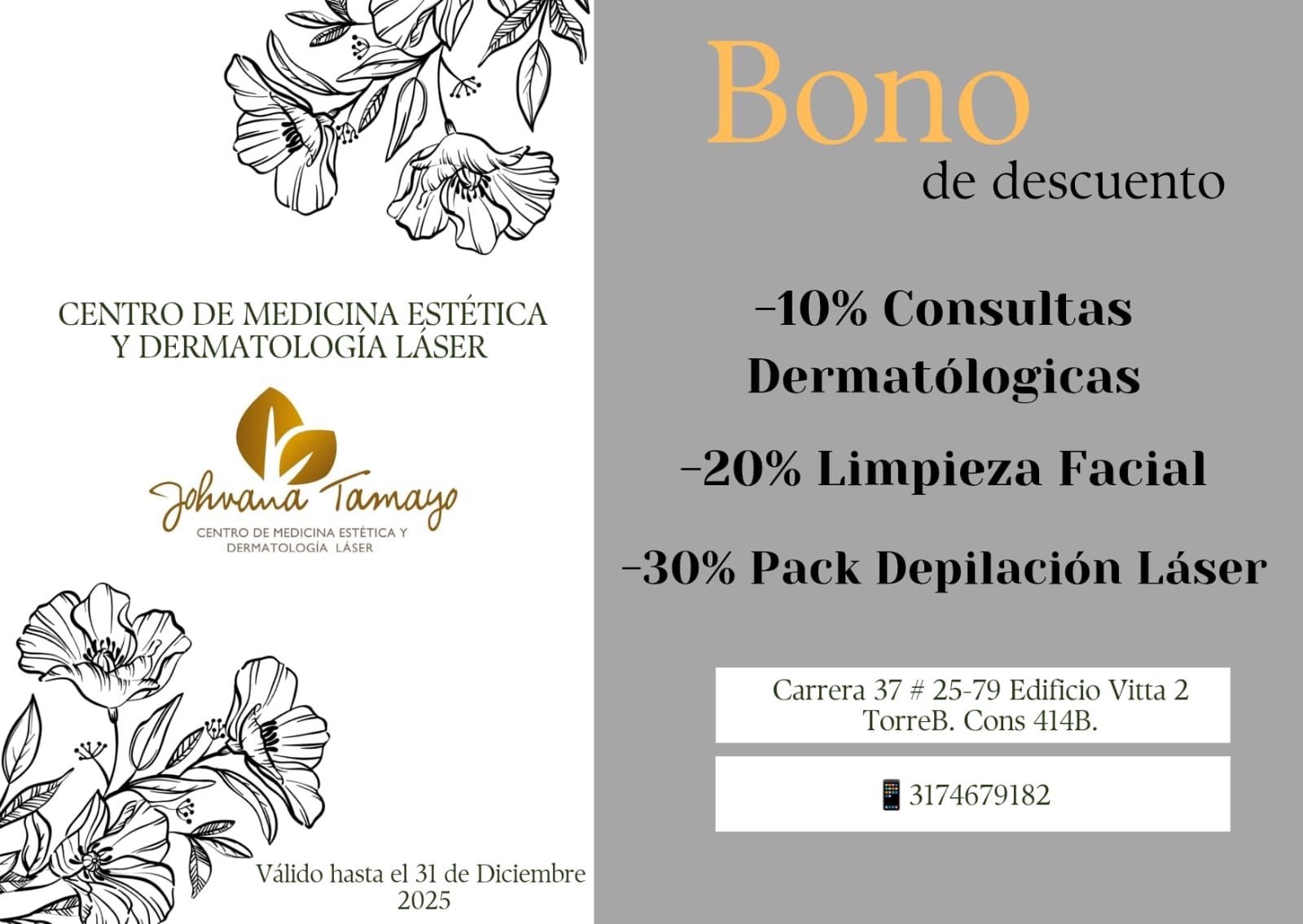 DESCUENTO DR TAMAYO