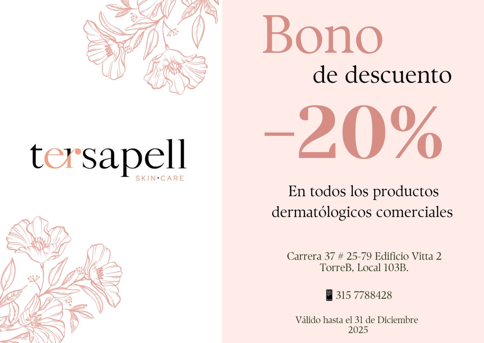 DESCUENTO TERSAPELL